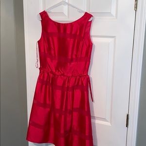 Hot pink almost red sexy classy dress size 8